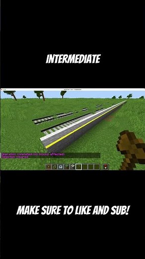 How to fill a line in Minecraft #mtr #minecraft #mods #axiom #worldedit