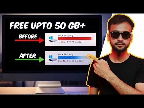 3 WAYS to FREE UP STORAGE in Windows 10 & 11 (Upto 50+GB)Smartly 😎 Pc Storage clean || 2026