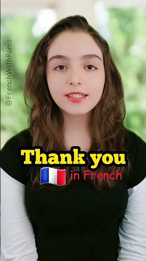 5 Ways to say Thank You 🇫🇷 #frenchlanguage #learnfrench