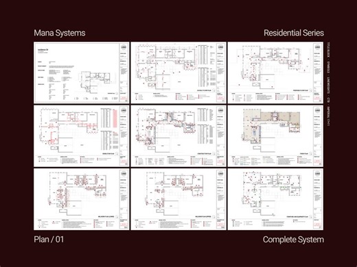 Autocad Residential Documentation System - 14 Drawing Sheets (17x11 Imperial)   Template (imperial   Metric) - Etsy