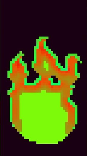 Pixel Art Fire Animation