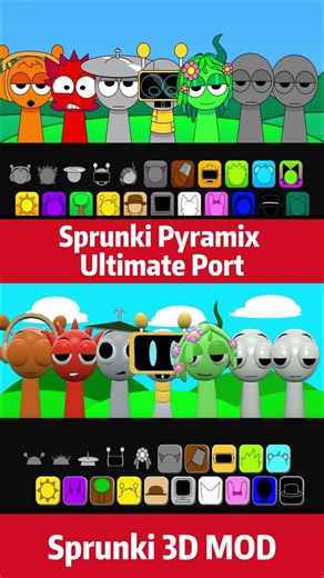 Sprunki 3D MOD: Testing Polyhedral Mesh Vertex Rendering & Spatial Surround Audio 🎛️立体