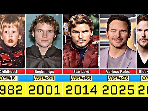 Chris Pratt Transformation From 3 to 46 Year Old