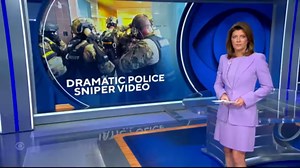 6K views · 40 reactions | Newly-released video shows a Florida law enforcement sniper's fatal shot that ended a bank robbery standoff in South Fort Myers in February. The hostages were unharmed. | CBS Evening News | Facebook