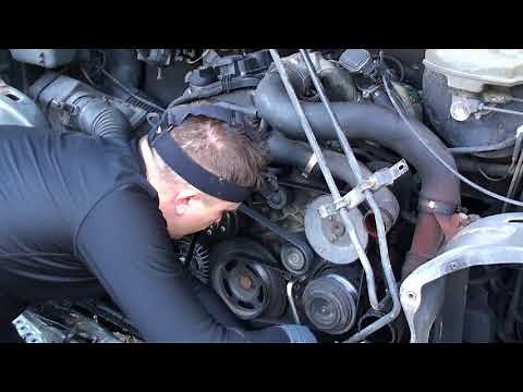 How To Change water Pump and Tensioner Pulley Step by step On T1N Mercedes Sprinter