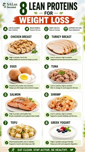 8 Lean Proteins That Melt Body Fat Fast #diet
