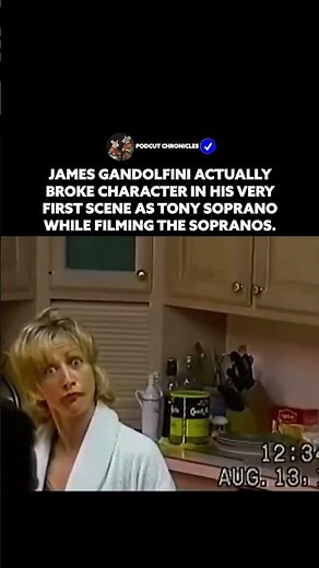 James Gandolfini Breaks Character in His First Sopranos Episode