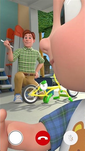 FaceTime with Dad 💙📱 #FamilyTime #CoComelon