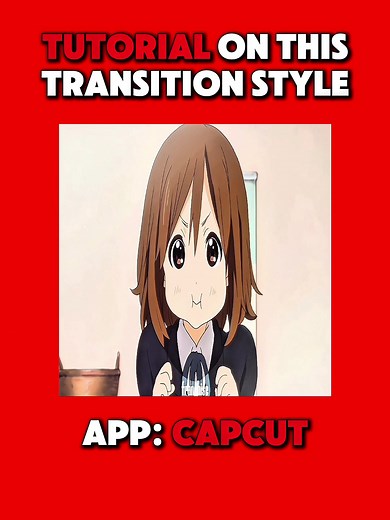How to Create a Yui Hirasawa Transition in CapCut