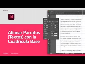 Alinear Parrafos (Textos) con la Cuadricula Base en Adobe Indesign