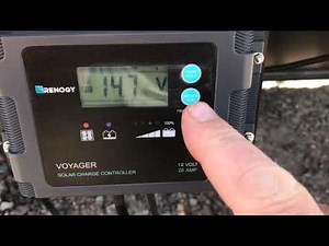 Renogy 200 Watt Portable Solar Panel- Selecting the charge mode for your battery