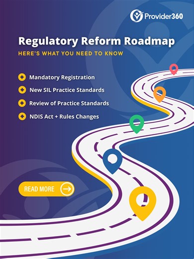🚨What is the NDIS Commission’s Regulatory Reform Roadmap (and what should providers do now)? The NDIS Commission released a Regulatory Reform Roadmap (Feb 2026) showing what’s planned over the next 12 months to lift quality, safety and integrity across the sector. Here are the big 4 areas to watch: ✅ Mandatory registration (starting with SIL services Platform Providers) ✅ New SIL Practice Standards (with an evidence guide being tested) ✅ Review of Practice Standards (consultation feedback is be