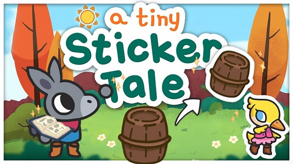 Craft a World Using Stickers in A Tiny Sticker Tale Demo
