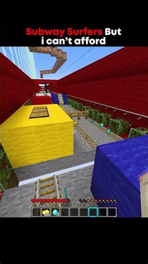 Subway Surfers But i can't Afford #minecraft