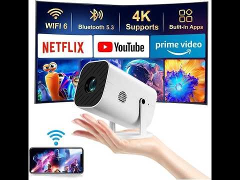 YGSKK Mini Projector Review – Built-In Netflix, WiFi 6 & 210° Ceiling Projection