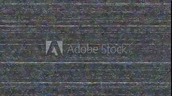 Intense Digital Glitch and Heavy Noise Distortion Overlay Chaotic Error Screen Loop in 4K 4K
