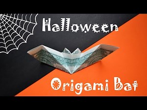 My MONEY BAT | Dollar Origami for Halloween | Tutorial DIY by NProkuda