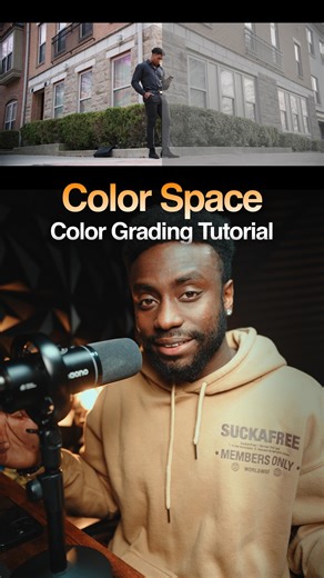 Gabe | Video & Photography 📸 on Instagram: "Learning about Color Space Transform in DaVinci Resolve 🎨🎥✨ #colorgrading #beforeandafter #davinciresolve #davinci #colorgrade #color #slog3"