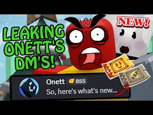 LEAKING ONETT'S DM'S FOR BEESMAS! All New Updates CONFIRMED In Bee Swarm Simulator!