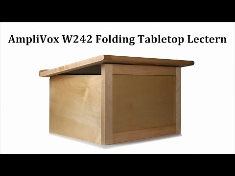 W242 Travel-Lite Folding Tabletop Lectern