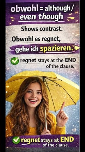 STOP Confusing German Word Order! 😱 weil dass obwohl