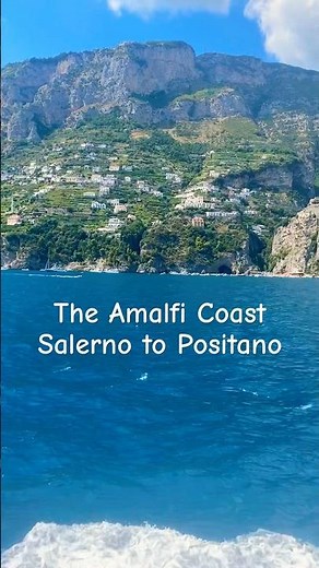 Amazing Ferry - Salerno To Positano, Italy #positano #salerno #amalficoast #shorts #italytravelvlog