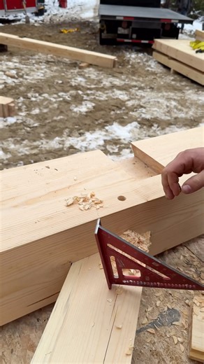 Shelter Institute on Instagram: "Drilling and peg installation under compression! The first build of the year was a blast. • • • • #timberframe #timberframing #education #course #housebuilding #homebuilding #woodworking #shelterinstitute #explore #construction #homeownership #handmade #home #thinkbuildlive"