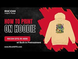 How to Print Vibrant Designs on Thick Hoodies with the RICOH Ri 4000