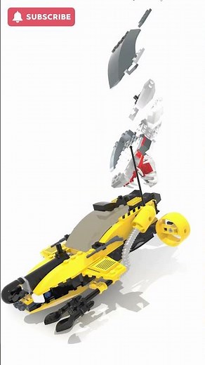 LEGO Tiger Shark Attack #lego #speedbuild #animation #legominifigures #afol