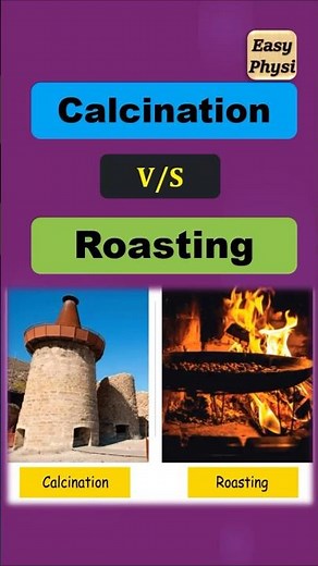 Calcination v/s Roasting