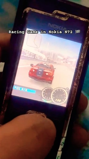 Car Racing in Nokia N72 #retrogaming #gaming #shorts #viral