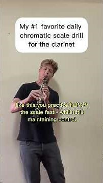 2 Minutes Chromatic Scale Exercise | how to practice chromatic scale on the clarinet #clarinet