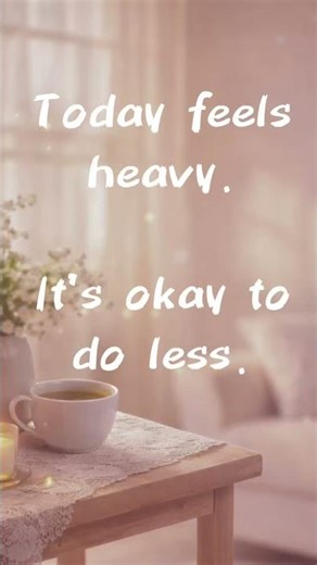 Today feels heavy.