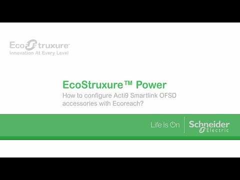 How to configure Acti9 Smartlink OF/SD accessories with Ecoreach