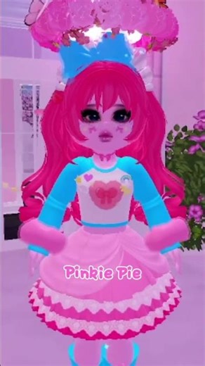 Pinkie Pie in royale high!! 🎀 #roblox #royalehigh #pinkiepie #mlp