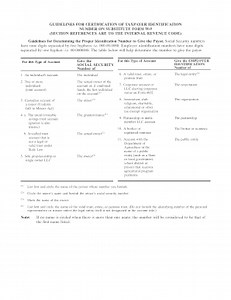 W 9 - Fill Online, Printable, Fillable, Blank | pdfFiller