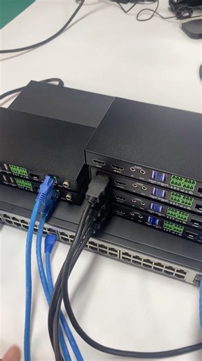 4K distributed AV system for seamless multi-room signal control and flexible video wall management.