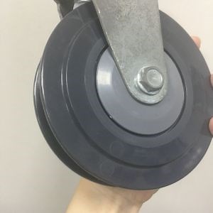 [Hot Item] Wbd China Wheel Supplier High Quality Dual Wheels Shopping Cart Caster Wheel 4 5 in