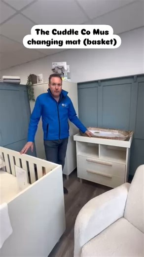 The Cuddle Co Mus changing mat (basket) Is so trendy and will go along with any furniture set. Or used downstairs to change the baby throughout the day. So slimline it could slide away and come out when needed. #davidrogerstoymaster #portadown #banbridge #kilkeel #nurseryclub #baby #nursery #cuddleco #changingmat | David Rogers Toymaster | Facebook