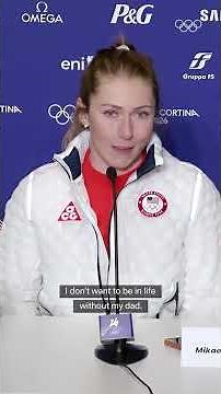 Mikaela Shiffrin opens up about the experience of winning Olympic gold without her dad by her side.🤍