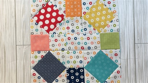 How to Make a Rainbow Circle Quilt Block