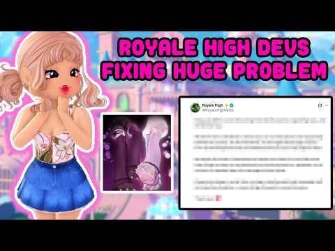 Royale High Devs Are Trying To Fix This HUGE PROBLEM In Royale High