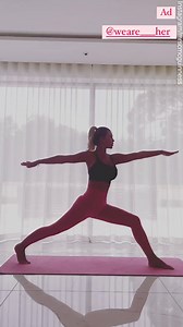 Christine McGuinness showcases her incredible flexibility during a yoga session