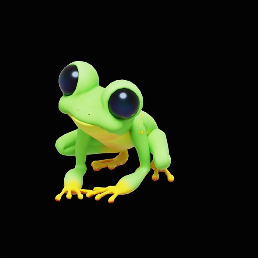 The Tree Frog by Tomato Owl