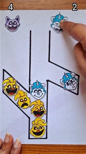 Poppy playtime chapter 2 game #catnap #ytshorts #viral #shorts #paperpuzzlegame #poppyplaytime