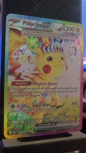 Pikachu EX: Special Illustration Rare: Surging Sparks: Pokemon Showcase #shorts #pokemoncards