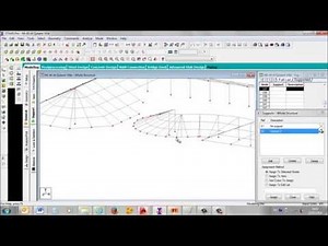 STAAD PRO Modeling of Roof Structural Steel Framing Works