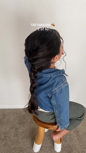 Cute Messy French Braid Tutorial for Toddlers