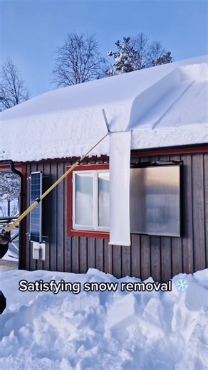 Satisfactory snow removal#satisfying #snow #relax #asmr #fyp