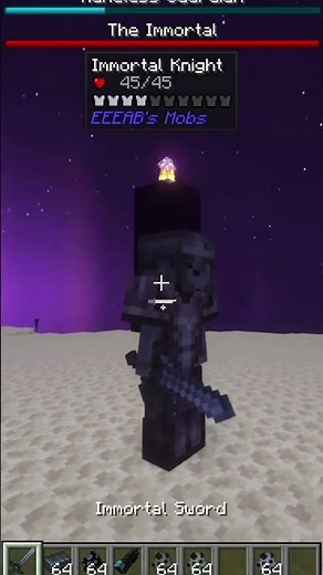 COMMENT OBTENIR UN LINGOT IMMORTEL DANS MINECRAFT AVEC LES MOBS D'EEEAB